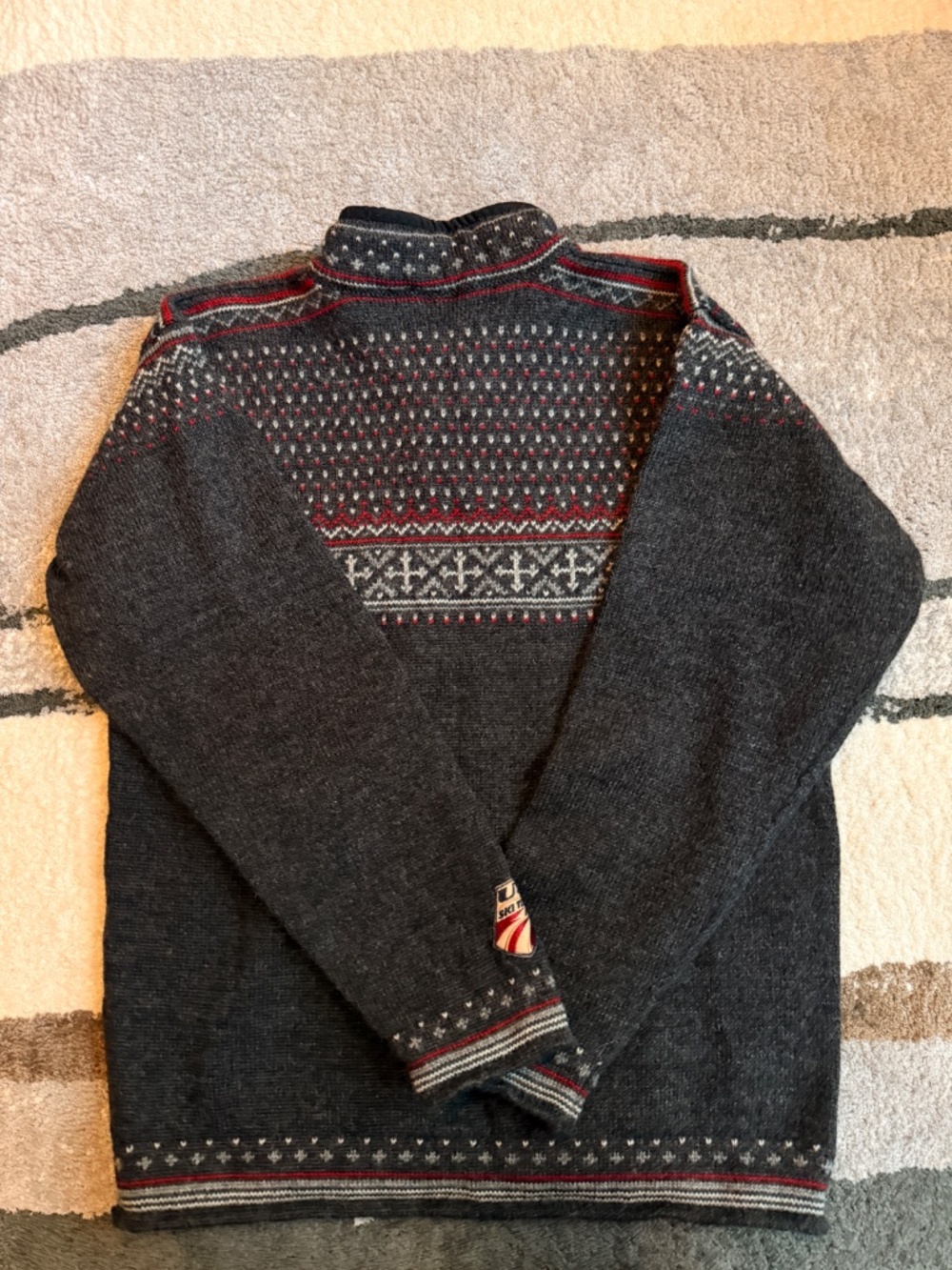 Vintage Dale of Norway USA Ski Team Sweater Large - Picture 7 of 14